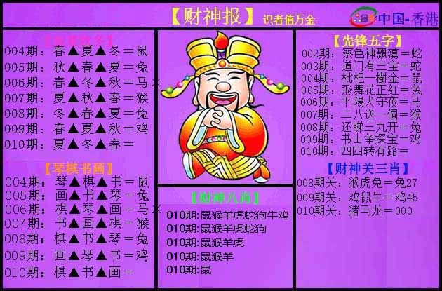 010期紫财神[图]